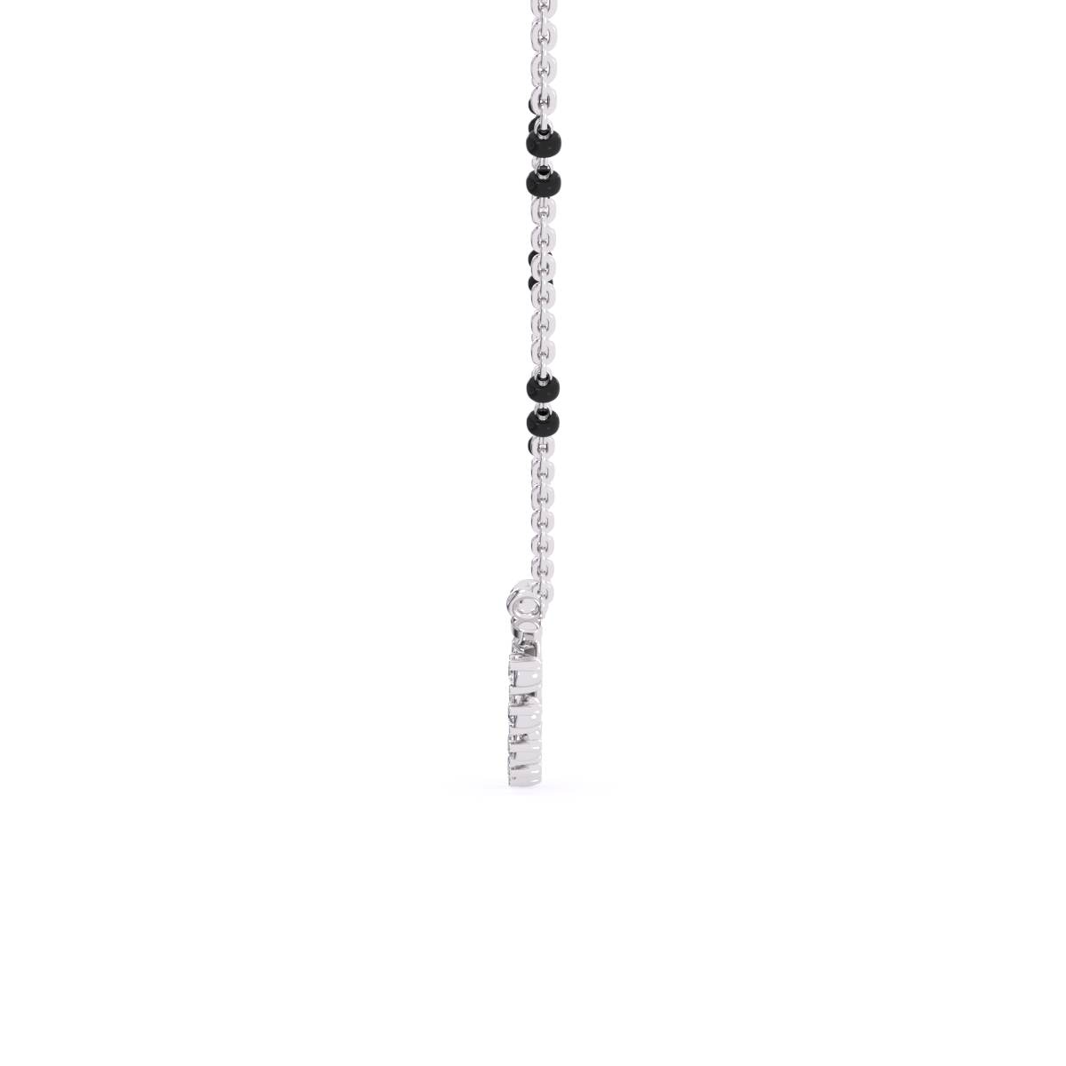 Minimalistic Round Diamond Mangalsutra